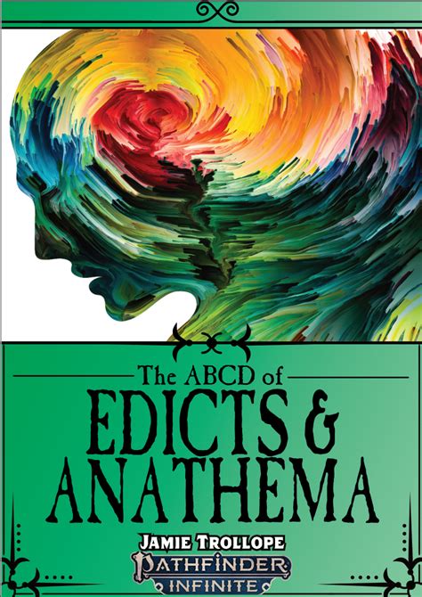 Edicts and anathema